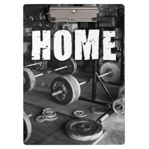 Porte-bloc HOME (Barbells) - Motivation de l'entraînement