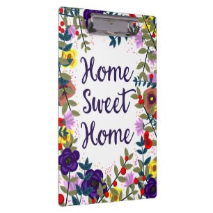 Porte-bloc Home Sweet Home Floral Reef