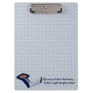 Porte-bloc Homme occupé