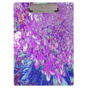 Porte-bloc Hydrangea Élégant Violet et Bleu Limelight