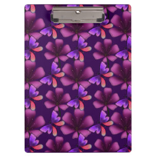 Porte-bloc Hyper-Bloom Papillon Violet : Floral foncé