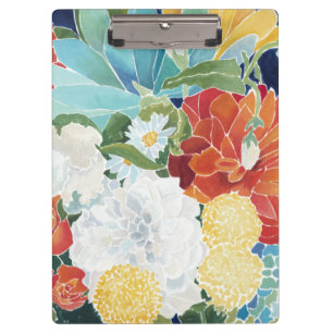 Porte-bloc III floral de minuit