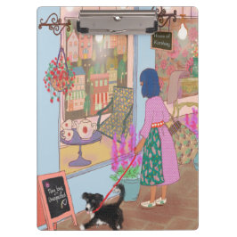 Porte-bloc Illustrated Clipboard – Colorful Pattern Design