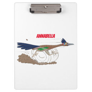 Porte-bloc Illustration amusante de la caricature d'oiseau du