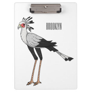 Porte-bloc Illustration de dessin du secrétaire pour oiseaux