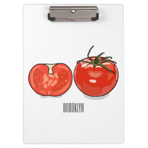 Porte-bloc Illustration de dessin sur la tomate