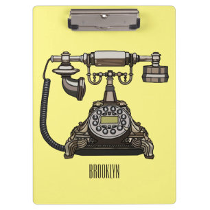 Porte-bloc Illustration de dessin téléphonique