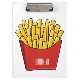 Porte-bloc Illustration de frites