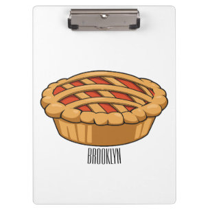 Porte-bloc Illustration de la caricature à tarte