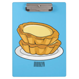 Porte-bloc Illustration de la tarte à l'oeuf