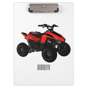 Porte-bloc Illustration de Quad bike atv