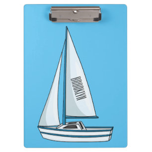 Porte-bloc Illustration de voilier