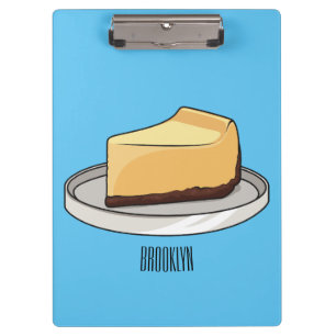 Porte-bloc Illustration du dessin animé Cheesecake