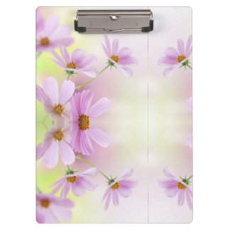 Porte-bloc Image personnalisé & Fleur rose aquarelle