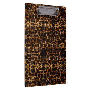Porte-bloc Impression d'animal de girafe grunge en détresse v