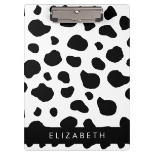 Porte-bloc Impression De Vache, Spots De Vache, Noir Et Blanc