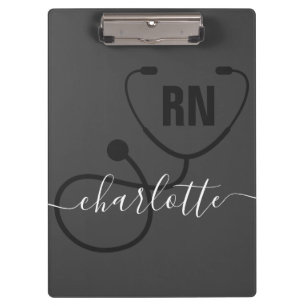 Porte-bloc Infirmière inscrite à la RN personnalisée