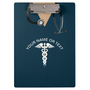 Porte-bloc Infirmière Scrub Top Turquoise Personnalisé