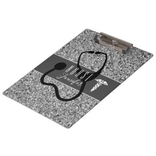 Porte-bloc Infirmière Stethoscope Médicale Parties scintillan