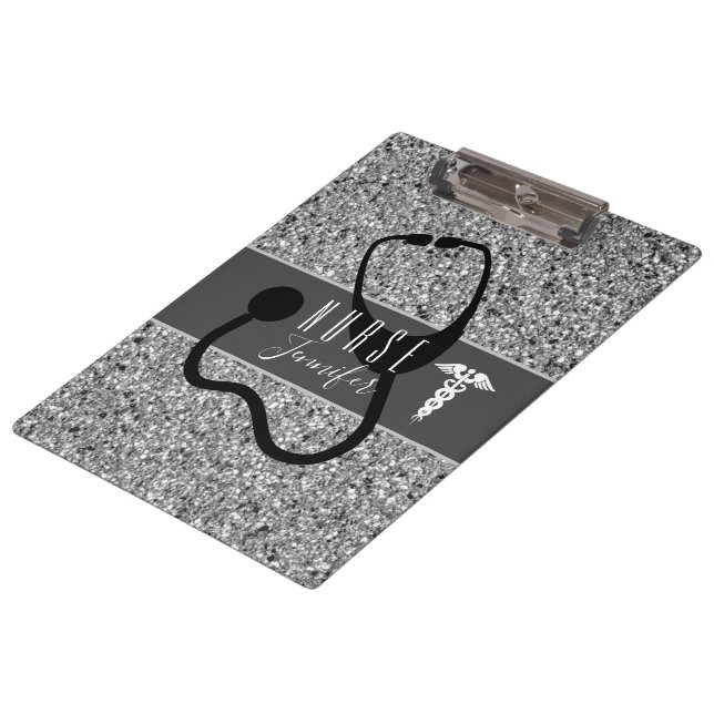 Porte-bloc Infirmière Stethoscope Médicale Parties scintillan (Incliné)