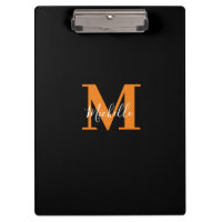 Initiales personnalisées uniques et nom Monogramme