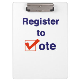 Porte-bloc Inscrivez-Vous Au Vote 2026