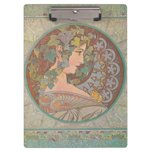 Porte-bloc Ivy - Alphonse Mucha