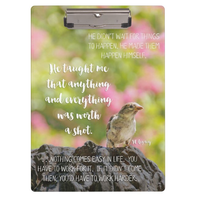 Porte-bloc J.C. Legacy Bird Park (Devant)