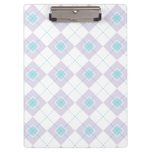 Porte-bloc Jacquard bleu et violet