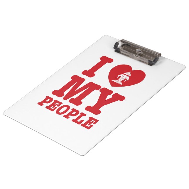 Porte-bloc J'aime Erawan Mon Peuple Lao (Incliné)