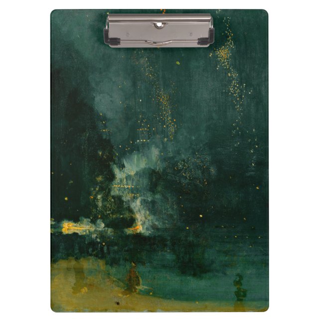 Porte-bloc James Whistler - Nocturne en noir et or (Devant)