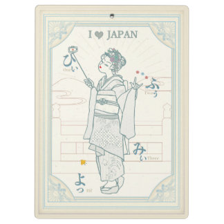 Porte-bloc Japan's ancient capital and cute maiko.