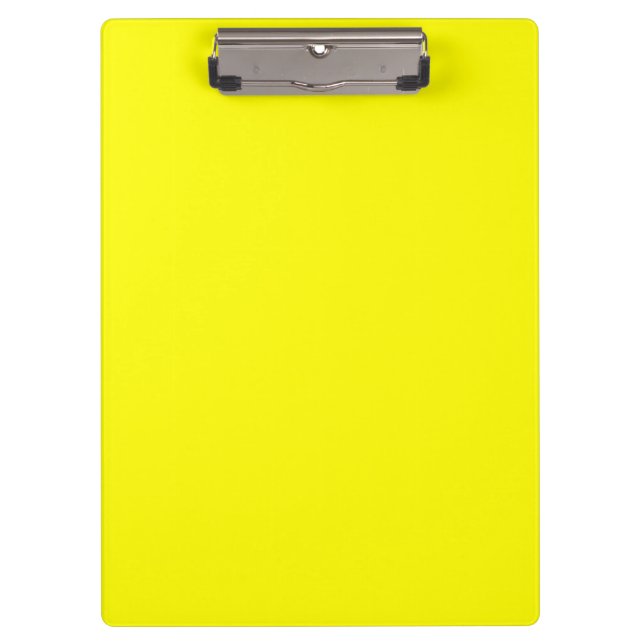 Porte-bloc Jaune clair (couleur solide)  (Devant)