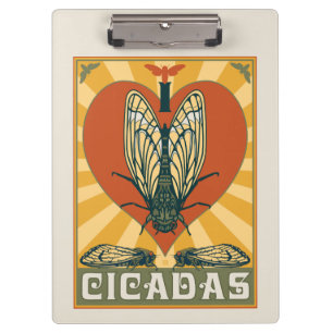 Porte-bloc Je Coeur Cicadas