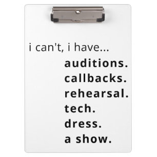 Porte-bloc Je ne peux pas, j'ai... porte - bloc.