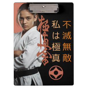 Porte-bloc Je suis Kyokushin - Infrangible, Inarrêtable, Kara