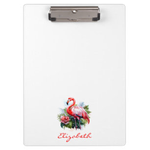 Porte-bloc Joli Flamant rose