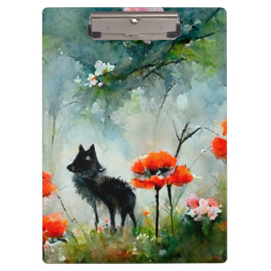Porte-bloc Joli porte - bloc d'animal sauvage floral