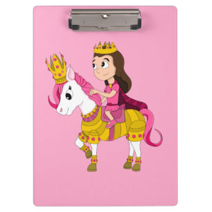 Porte-bloc Jolie princesse caricaturale