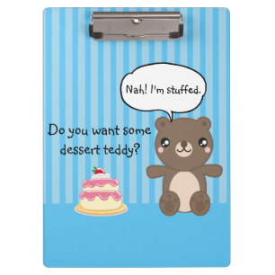 Porte-bloc Jolie Teddy Bear Kids Funny Plaisanterie