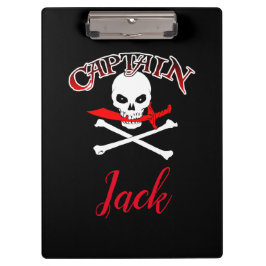 Porte-bloc Jolly roger personnalisé (Cutlass) 