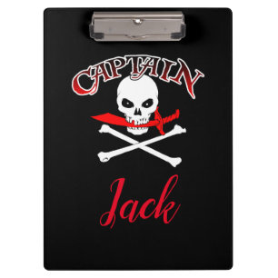 Porte-bloc Jolly roger personnalisé (Cutlass) 