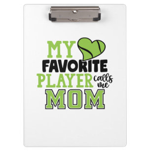 Porte-bloc Joueur de tennis   Mon Joueur Favori M'Appelle Mam