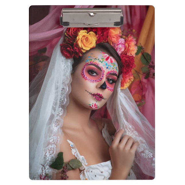 Porte-bloc Jour du Carnet de la Catrina morte (Devant)