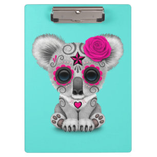 Porte-bloc Jour rose du koala mort de bébé