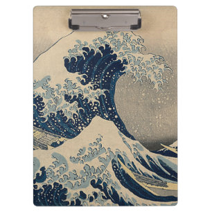 Porte-bloc Katsushika Hokusai. La Grande Vague au large de Ka