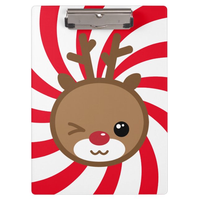 Porte-bloc Kawaii Reindeer Porte - bloc (Devant)