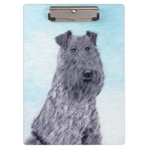 Porte-bloc Kerry Blue Terrier peinture mignonne Chien d'origi