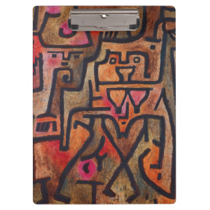 Porte-bloc Klee Expressionniste Forêt Abstraite Art Moderne