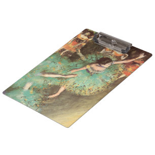 Porte-bloc La danseuse verte par Edgar Degas, Ballet Vintage